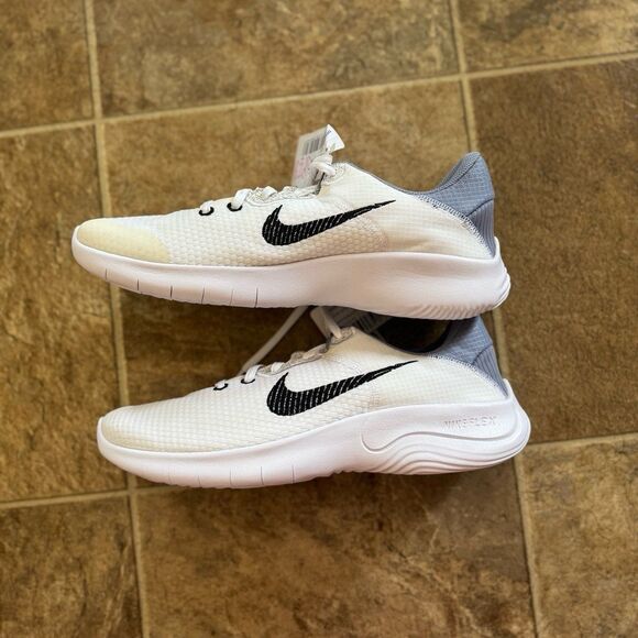 Nike Flex Experience Run 11 Next Nature White Black Ashen Slate Size 10 - Picture 4 of 12